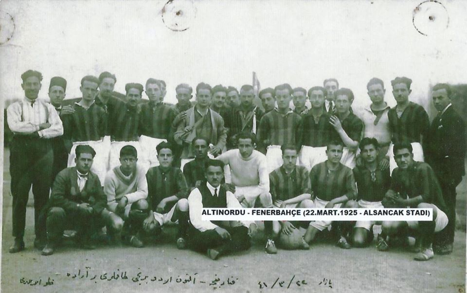 First photo of Altınordu Senior Team in the history - 1925